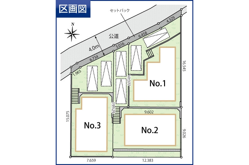 川崎市宮前区潮見台 全3棟