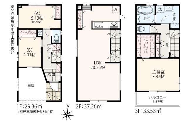 川崎市多摩区宿河原6丁目 全3棟